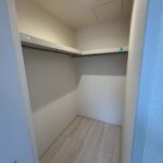 季節の家電品もしまえる大容量のWIC！